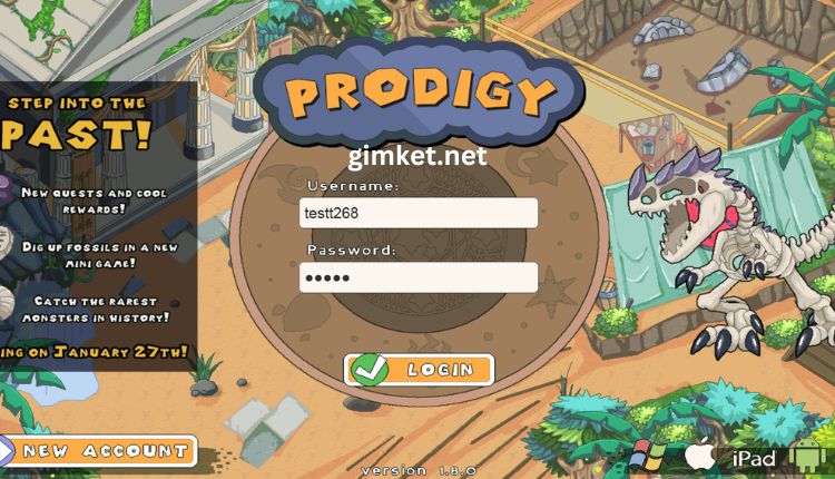 prodigy login